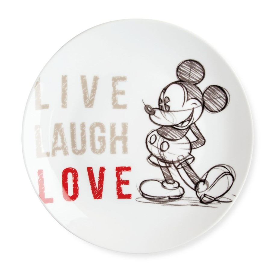 Table Egan | Serving Plate Minnie Live Laugh Love Red O27