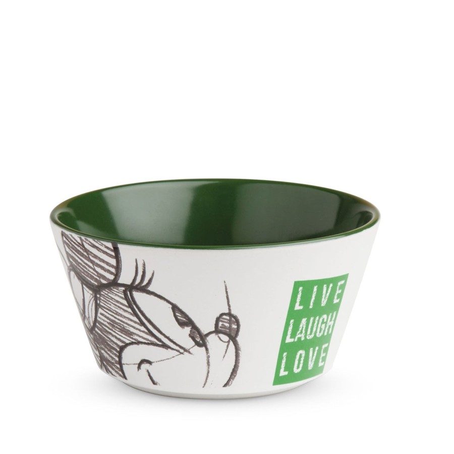 Breakfast Egan | Bowl Minnie Live Laugh Love Green O13