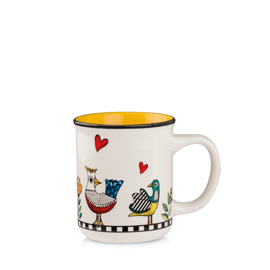 Breakfast Egan | Mug Cocorico Yellow Ml 380