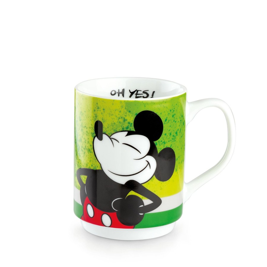 Breakfast Egan | Mickey I Am Ml.350 Green Stackable Mug