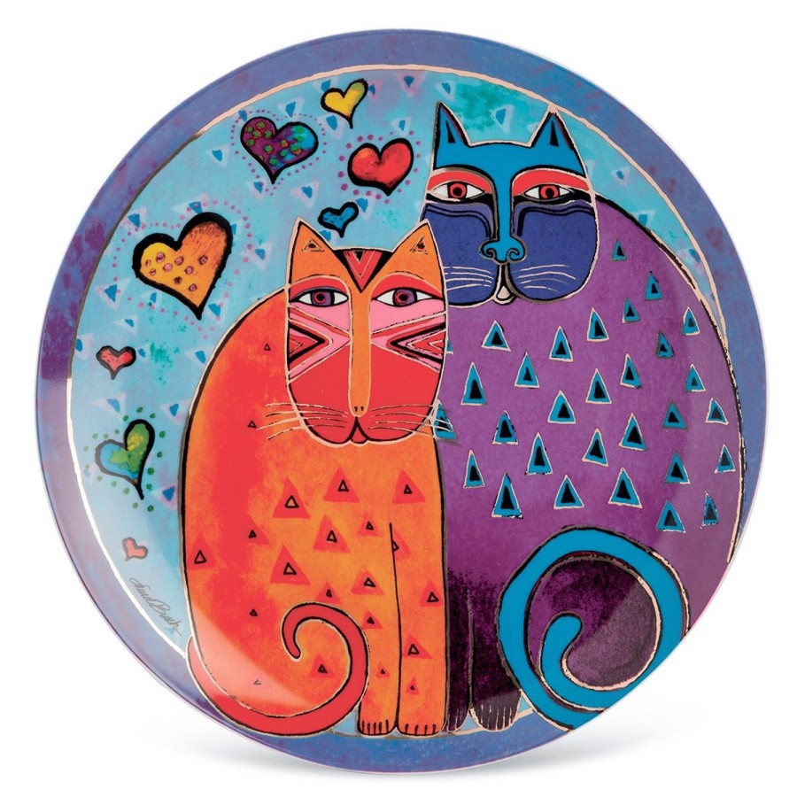 Table Egan | Plate O 30 Laurel Burch Fantastic Felines