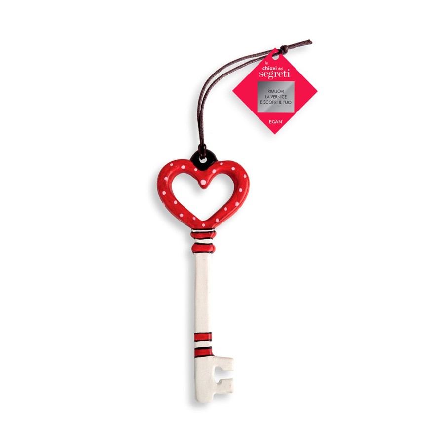 Gift Ideas Egan | The Key Of Secrets Heart Red 4X13