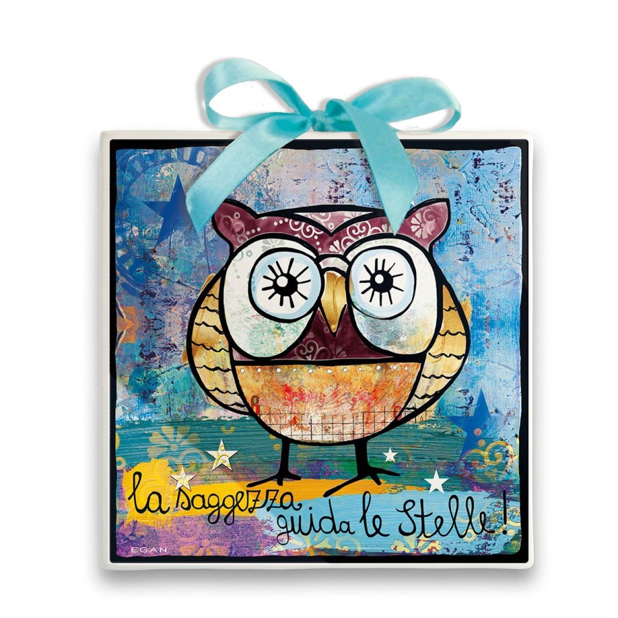 Home Furnishing Egan | Tile Best Friend Owl 21X21