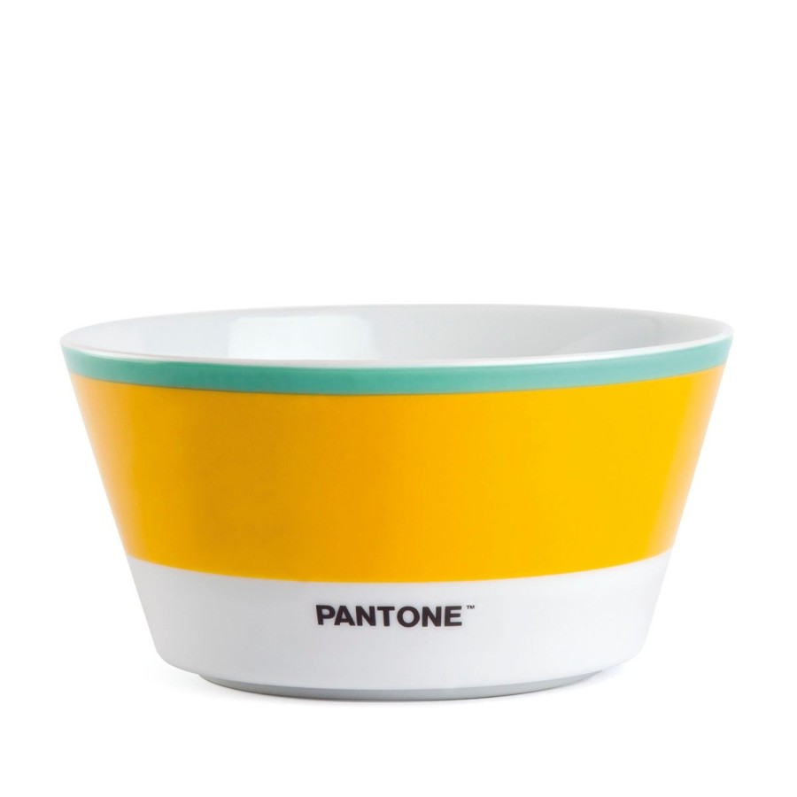 Breakfast Egan | Bowl Pantone Solid Yellow / Green