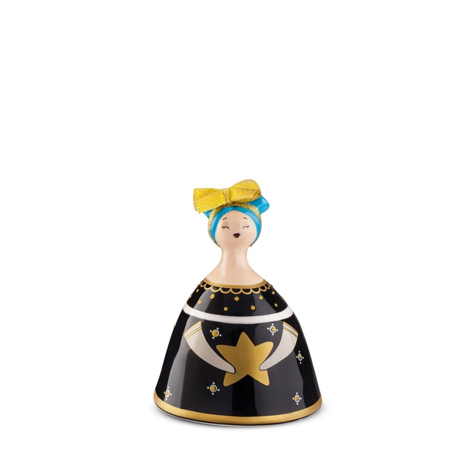 Home Furnishing Egan | Figurine Le Pupazze Black Cm. 10X16