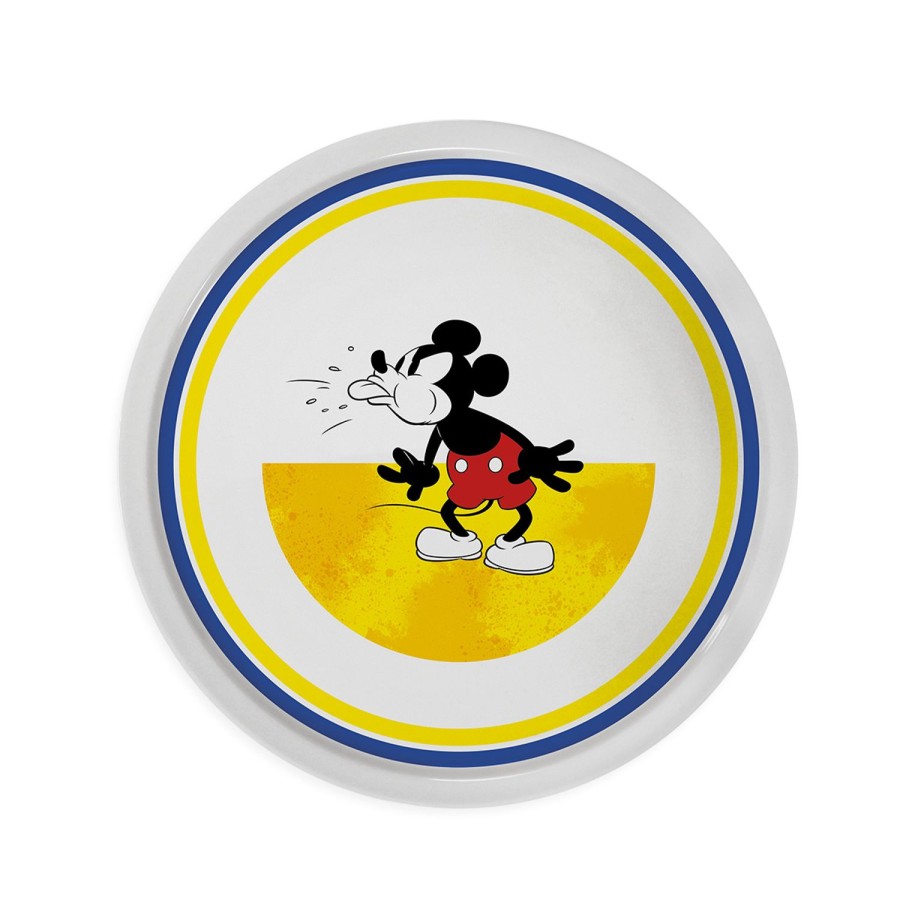 Table Egan | Mickey I Am D.31 Yellow Pizza Plate