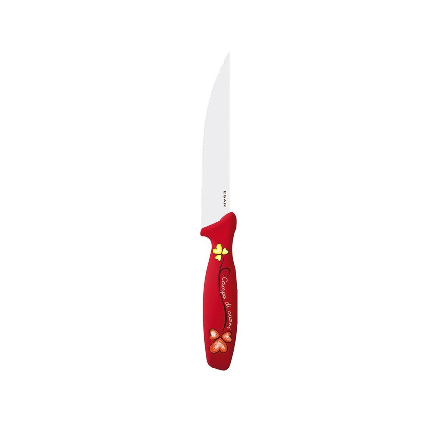 Table Egan | Red Steak Knife Campo Di Cuori