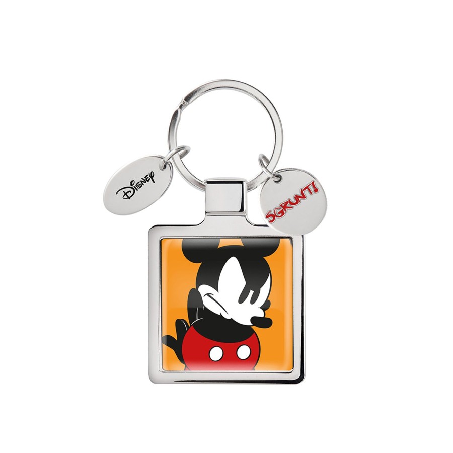 Gift Ideas Egan | Key-Ring Mickey I Am Orange Cm. 4X8