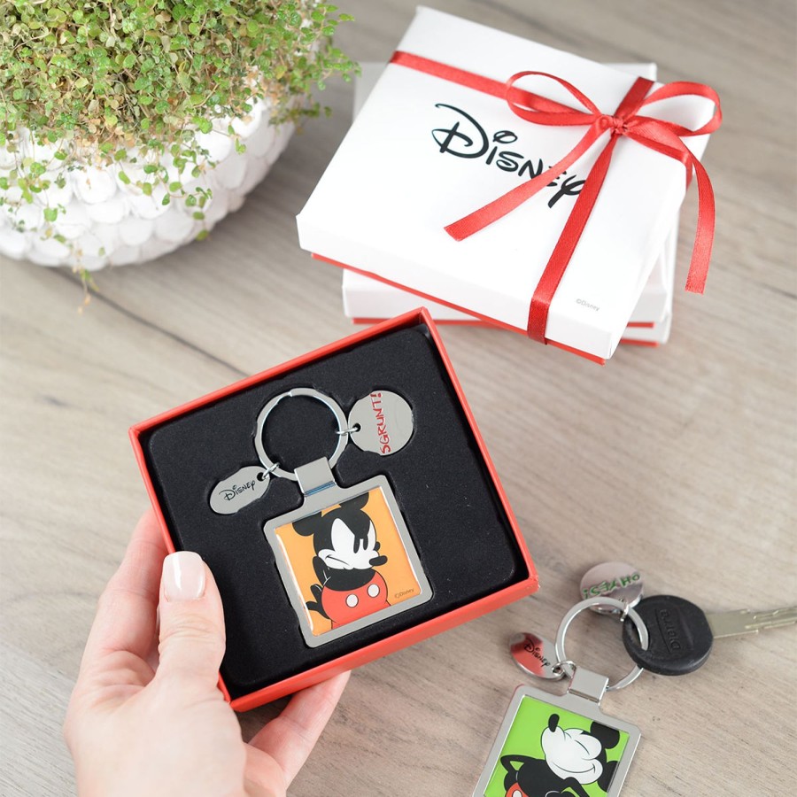 Gift Ideas Egan | Key-Ring Mickey I Am Orange Cm. 4X8