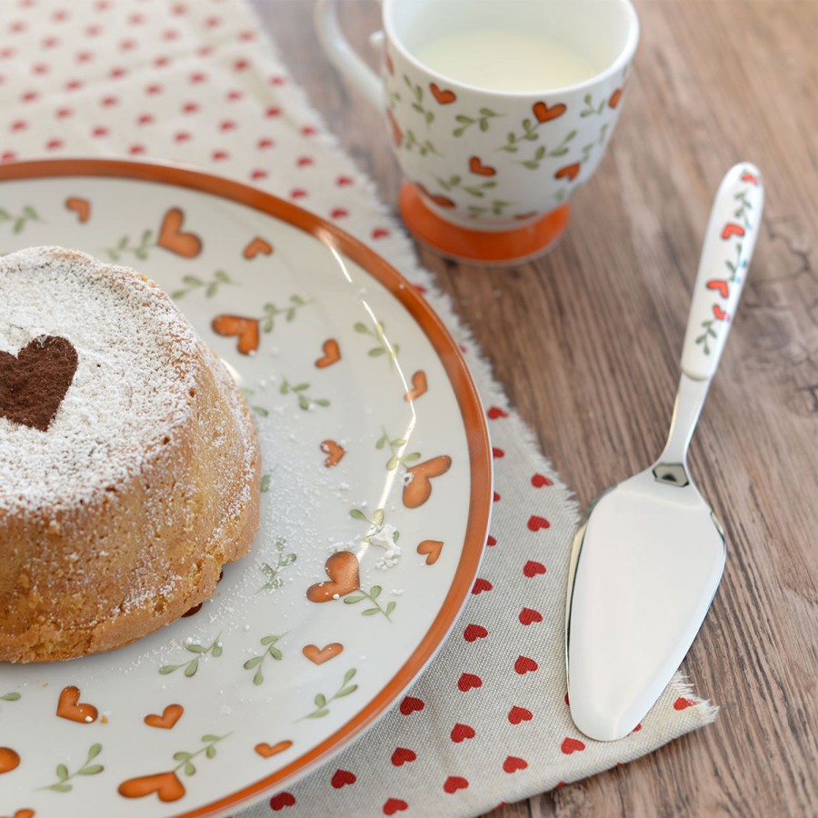 Table Egan | Cake Spoon "Tea For Two" Red