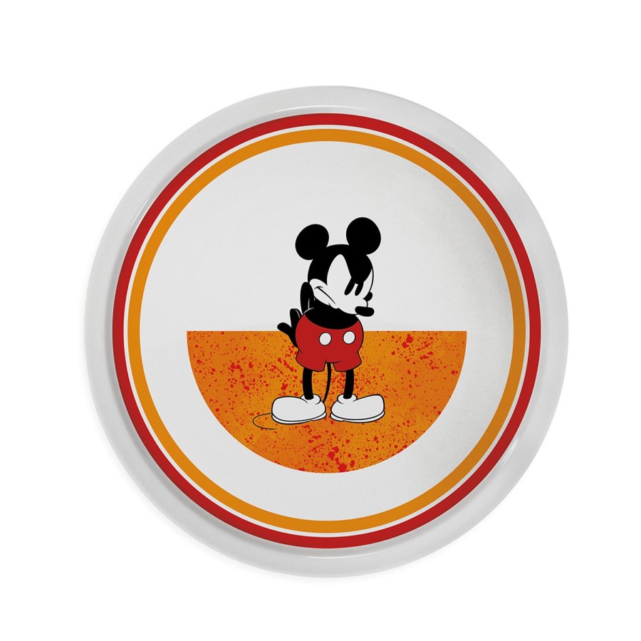 Table Egan | Mickey I Am D.31 Orange Pizza Plate