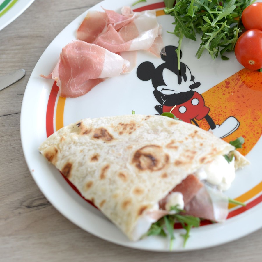 Table Egan | Mickey I Am D.31 Orange Pizza Plate