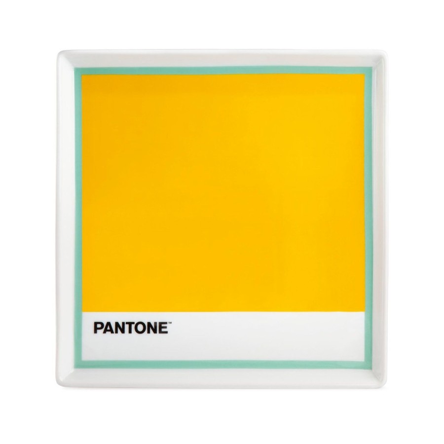 Table Egan | Pantone Solid Yellow / Green Square Tray