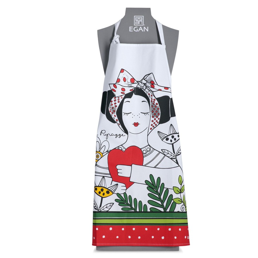 Kitchen Egan | Apron With Trivet And Ladle Rest Set Le Pupazze