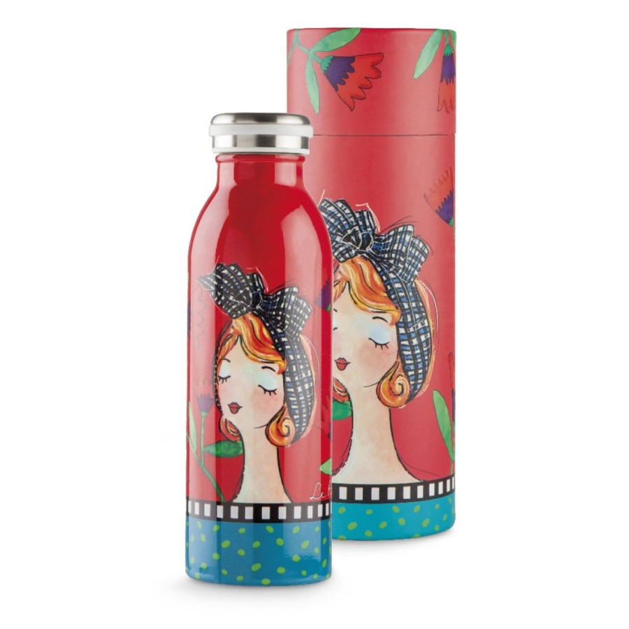 Table Egan | Water Bottle Le Pupazze Red Ml.500