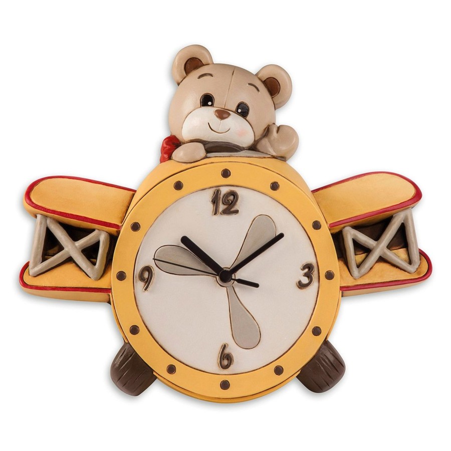 Home Furnishing Egan | Clock Oliver Airplane 31X28