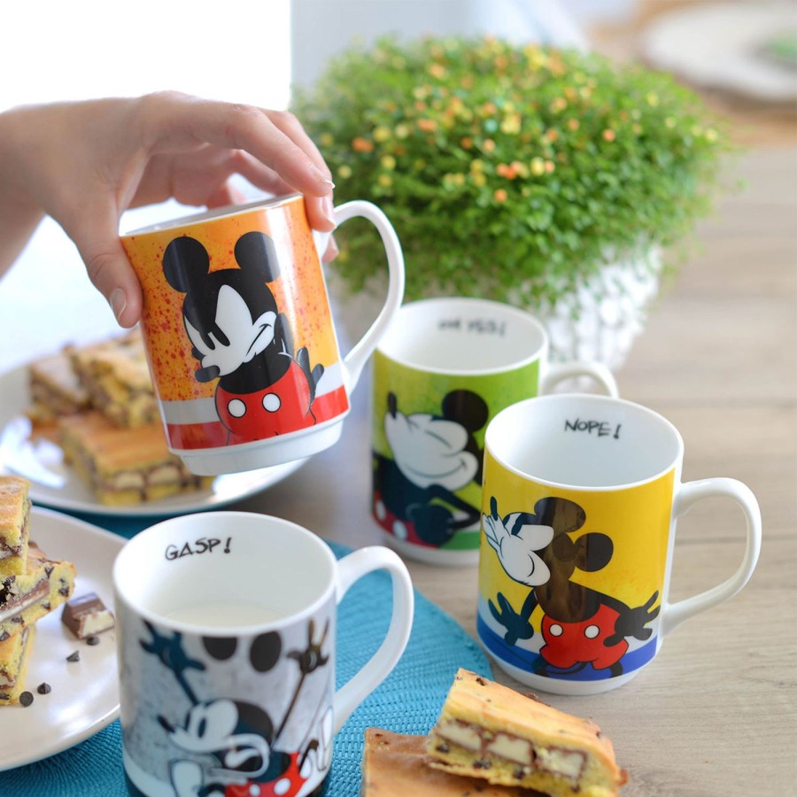 Breakfast Egan | Mickey I Am Ml.350 Orange Stackable Mug