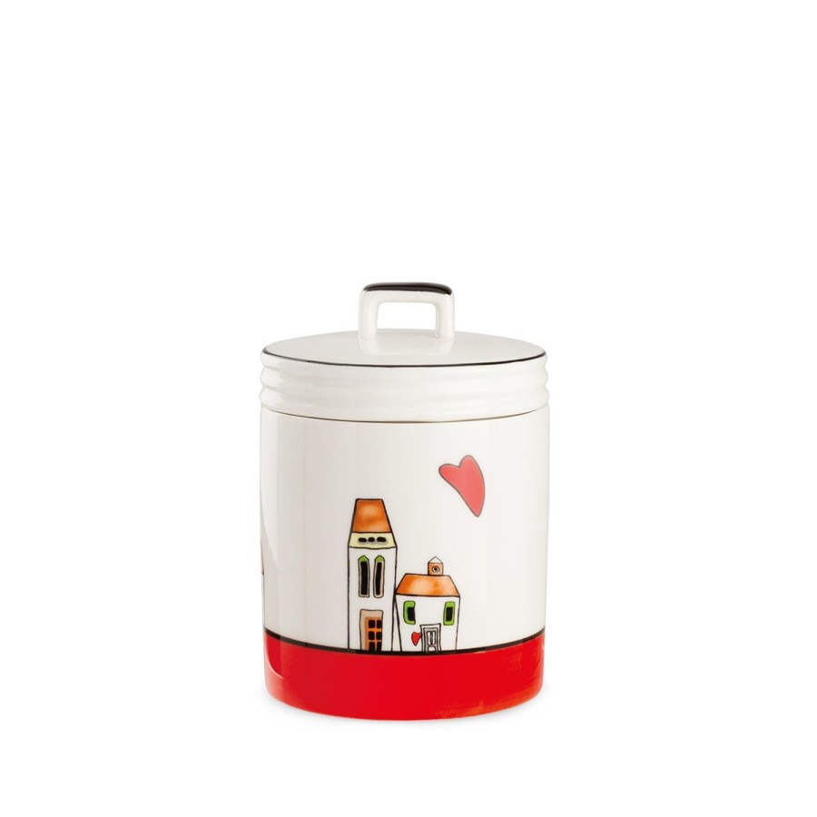 Kitchen Egan | Jar Le Casette Red 9X12