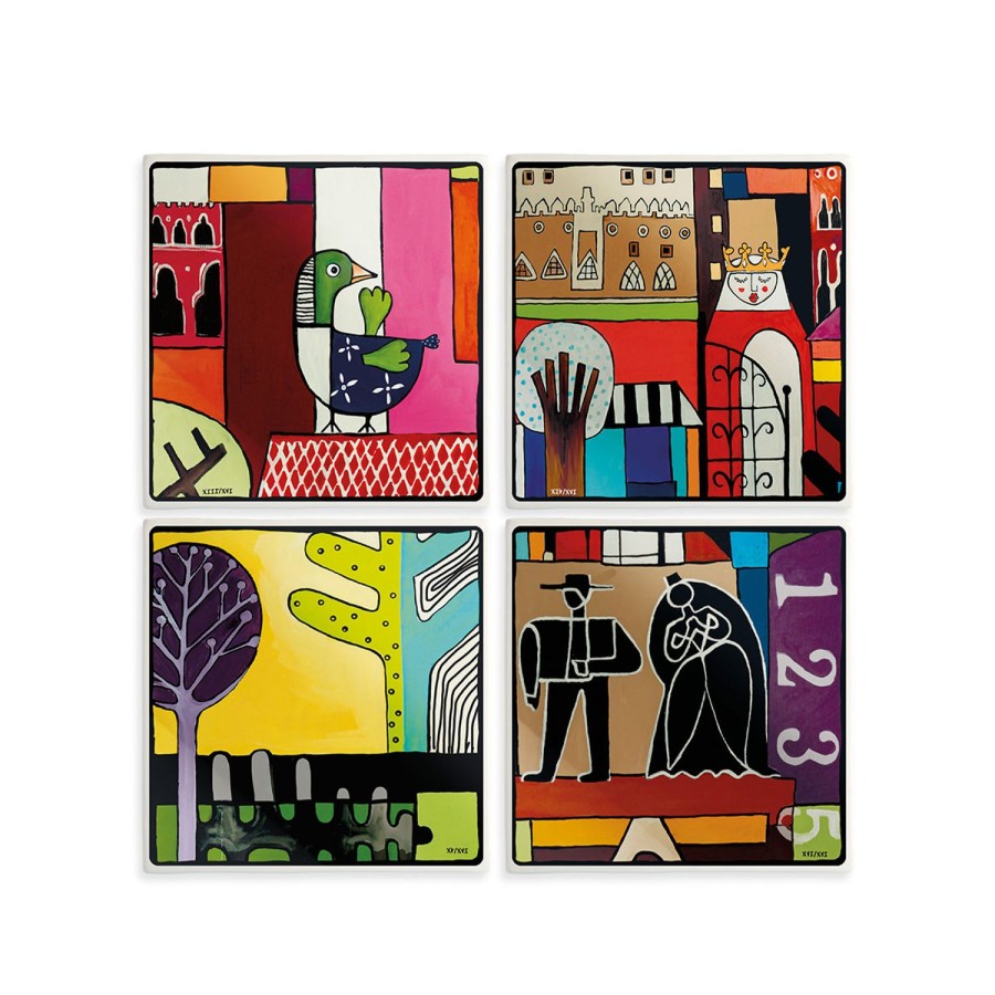 Home Furnishing Egan | Set 4 Tiles Cm 11 11 Chapter Iv