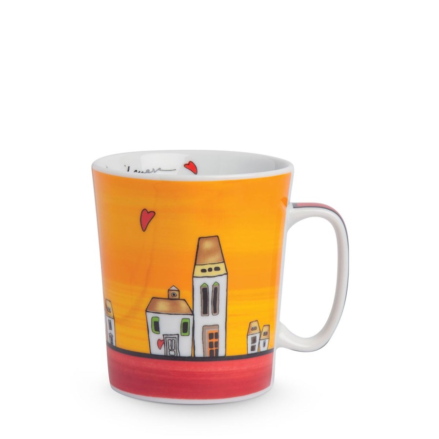 Breakfast Egan | Mug "Le Casette" Red