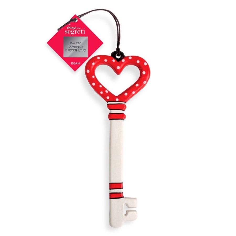 Gift Ideas Egan | The Key Of Secrets Heart Red 6X18