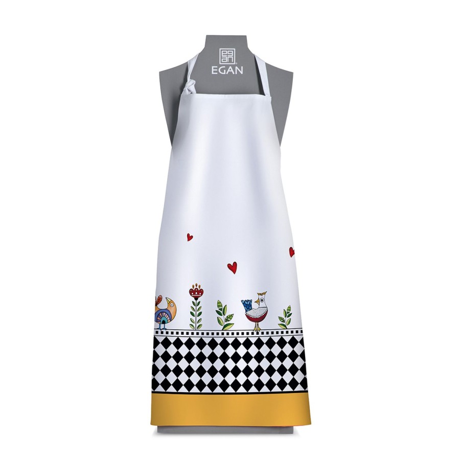 Kitchen Egan | Apron Cocorico Yellow Cm78X70