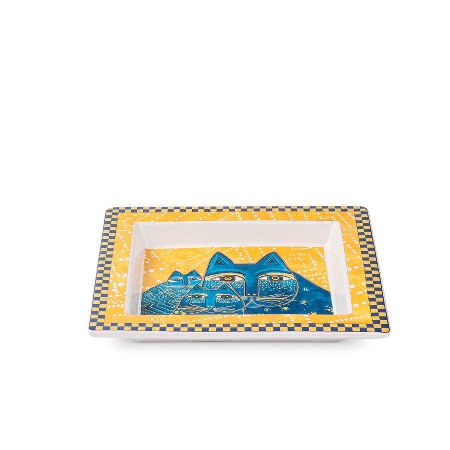 Home Furnishing Egan | Yellow Tray Cm. 18X20