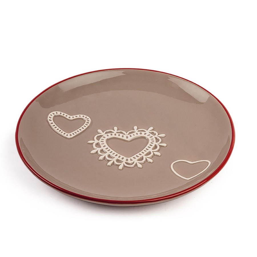 Table Egan | Pan Di Zenzero Grey Serving Plate D. 25