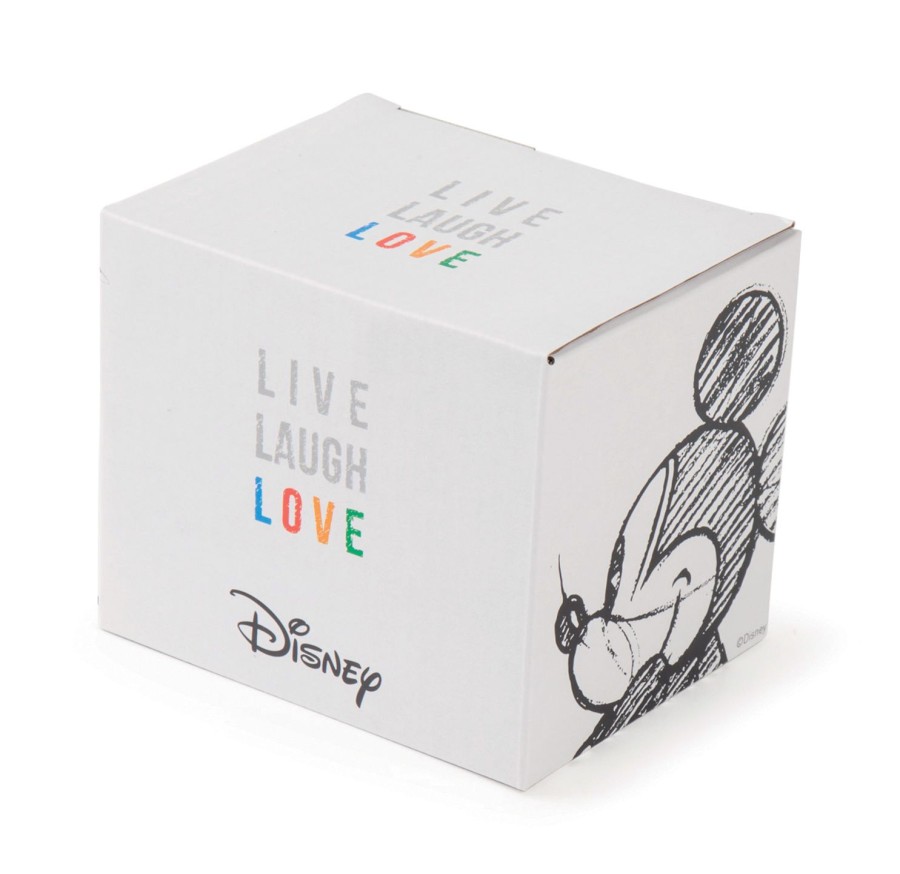 Table Egan | Ice Cream Cup With Spoon Minnie Live Laugh Love Orange O9