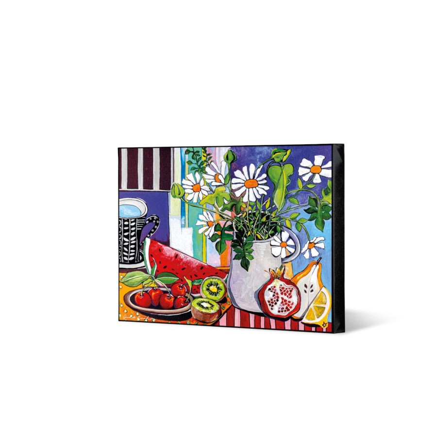 Home Furnishing Egan | Picture "Flowers And Fruit" Cm.60X50