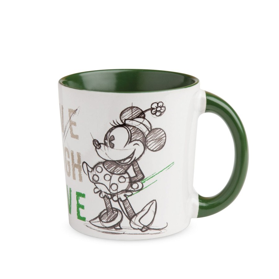 Breakfast Egan | Mug Minnie Live Laugh Love Green