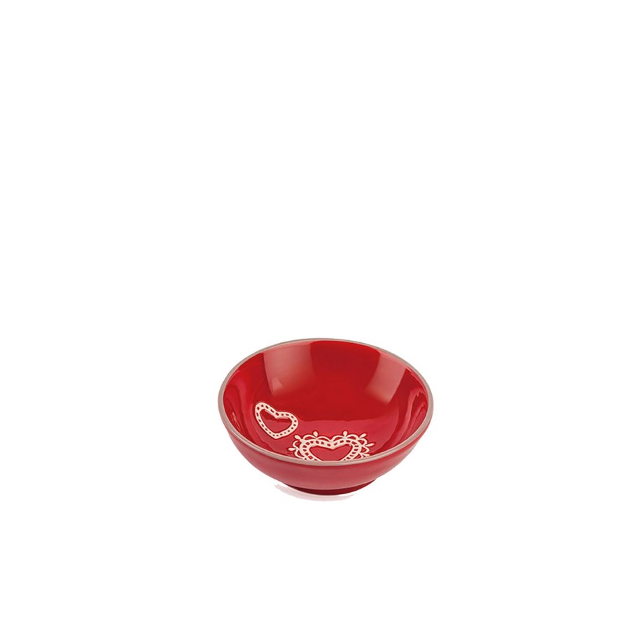 Table Egan | Pan Di Zenzero Red Serving Bowl D. 12,5