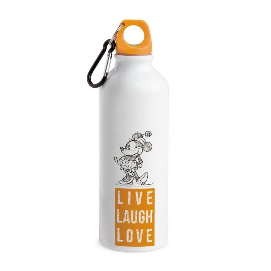 Table Egan | Alluminium Flask Minnie Live Laugh Love Orange Ml. 500