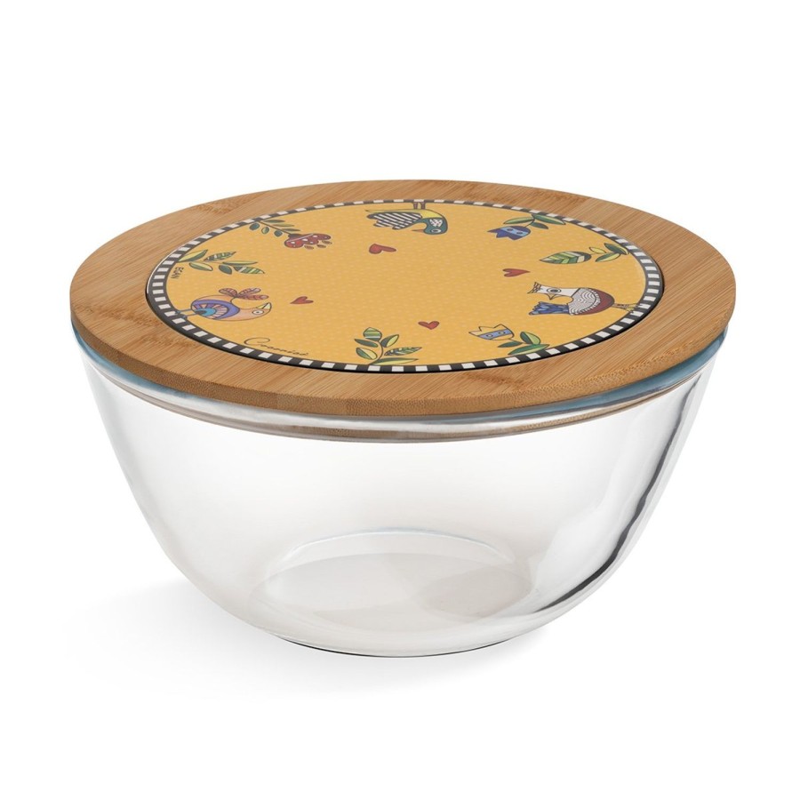 Table Egan | Salad Bowl Cocorico Yellow Cm 23X12