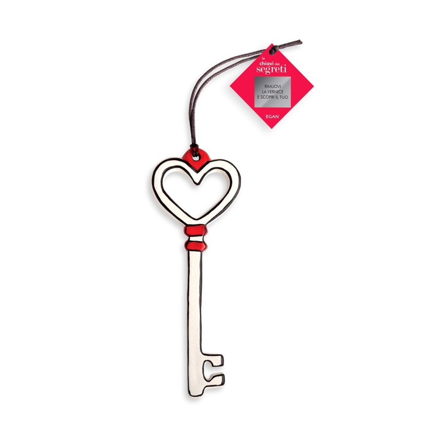 Gift Ideas Egan | The Key Of Secrets Heart White 4X13