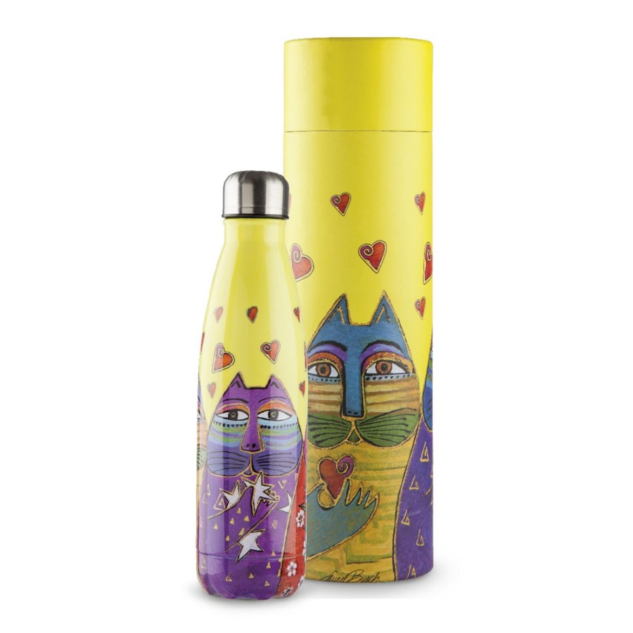 Table Egan | Water Bottle Laurel Fantastic Felines Song Yellow Ml.500