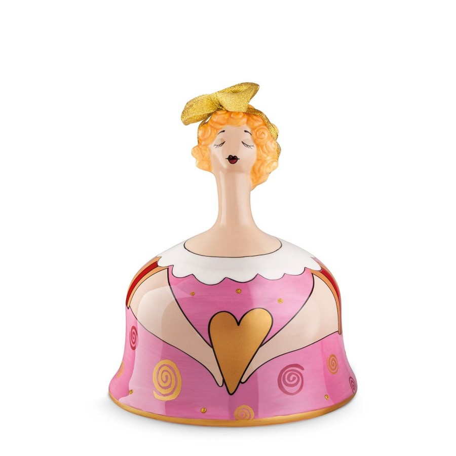 Home Furnishing Egan | Figurine Le Pupazze Fuchsia Cm. 15X18