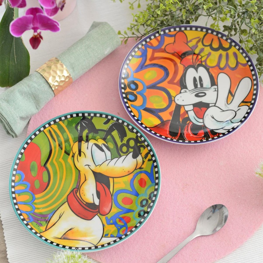 Table Egan | Set 6 Mixed Dessert Plates Forever & Ever D19