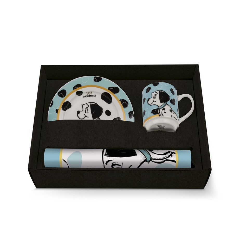 Gift Ideas Egan | Set Tablemat / Plate / Mug 101 Light Blue