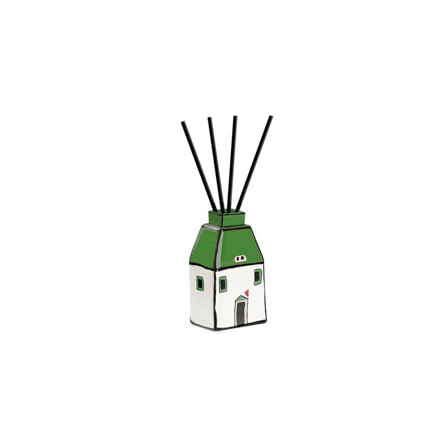 Home Furnishing Egan | Scent Diffuser Le Casette Green Cm 6X11