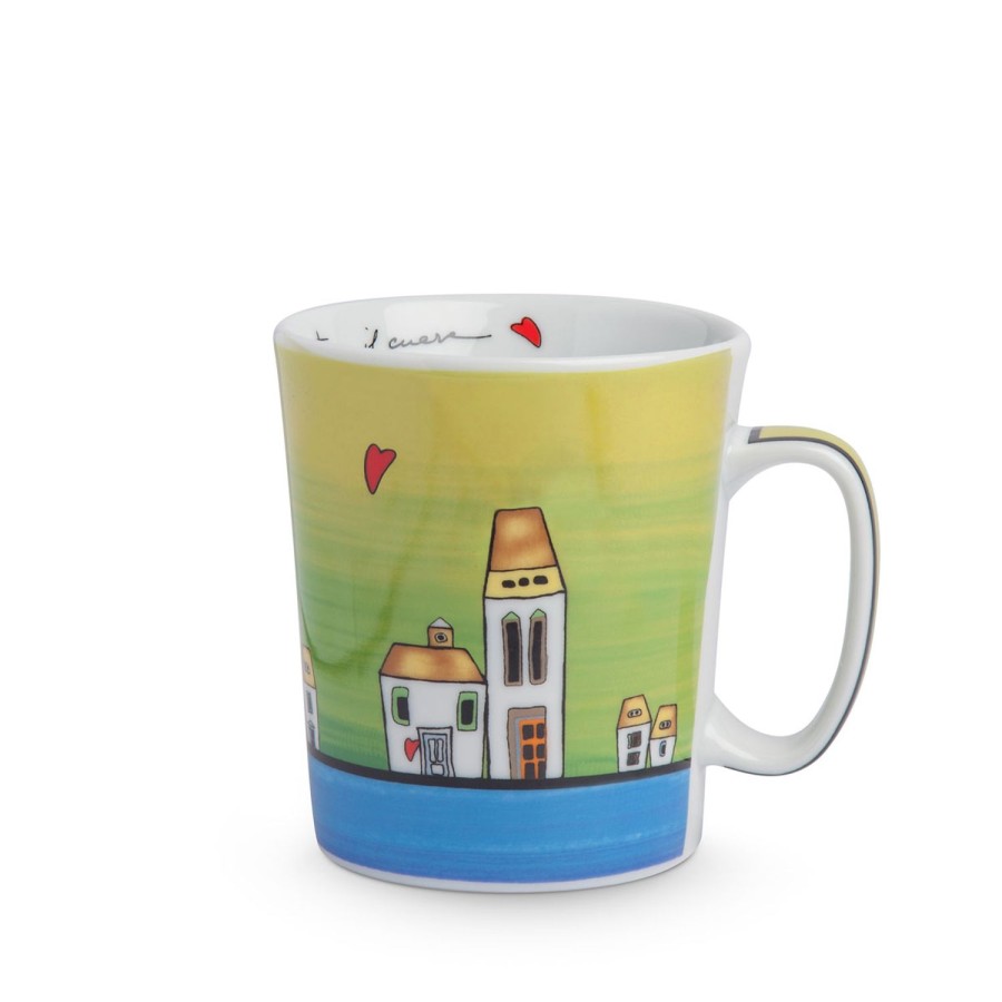 Breakfast Egan | Mug "Le Casette" Blue