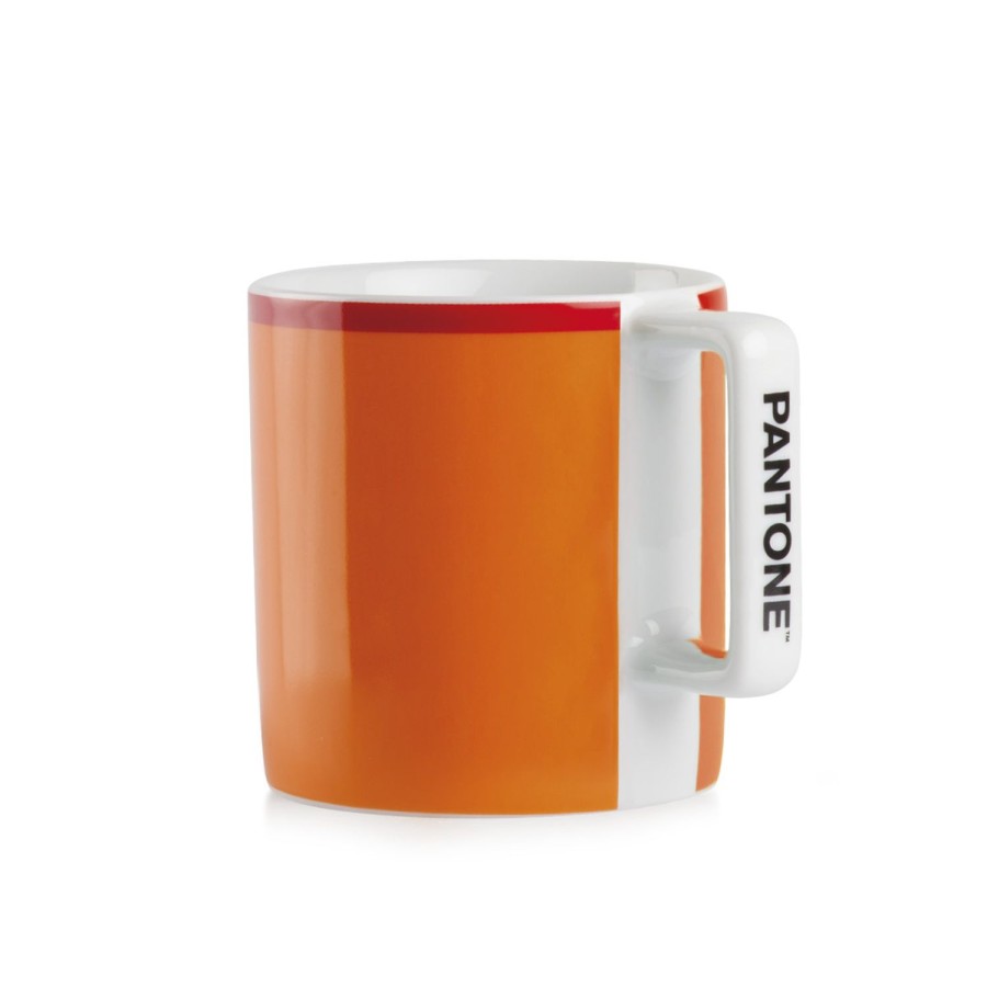 Breakfast Egan | Pantone Solid Mug Orange /Vred