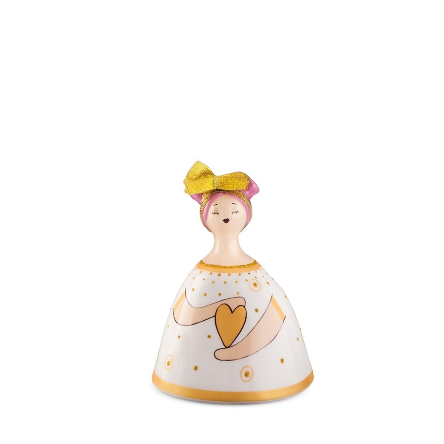 Home Furnishing Egan | Figurine Le Pupazze Whiter Cm. 10X16