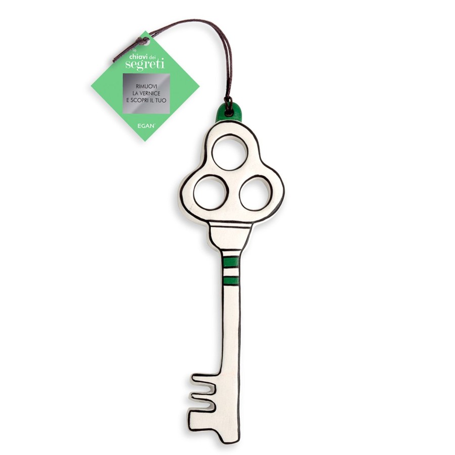 Gift Ideas Egan | The Key Of Secrets Clover White 6X18