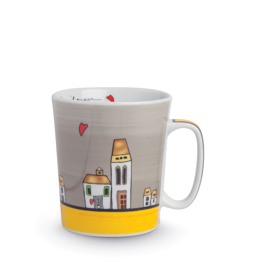 Breakfast Egan | Mug "Le Casette" Yellow